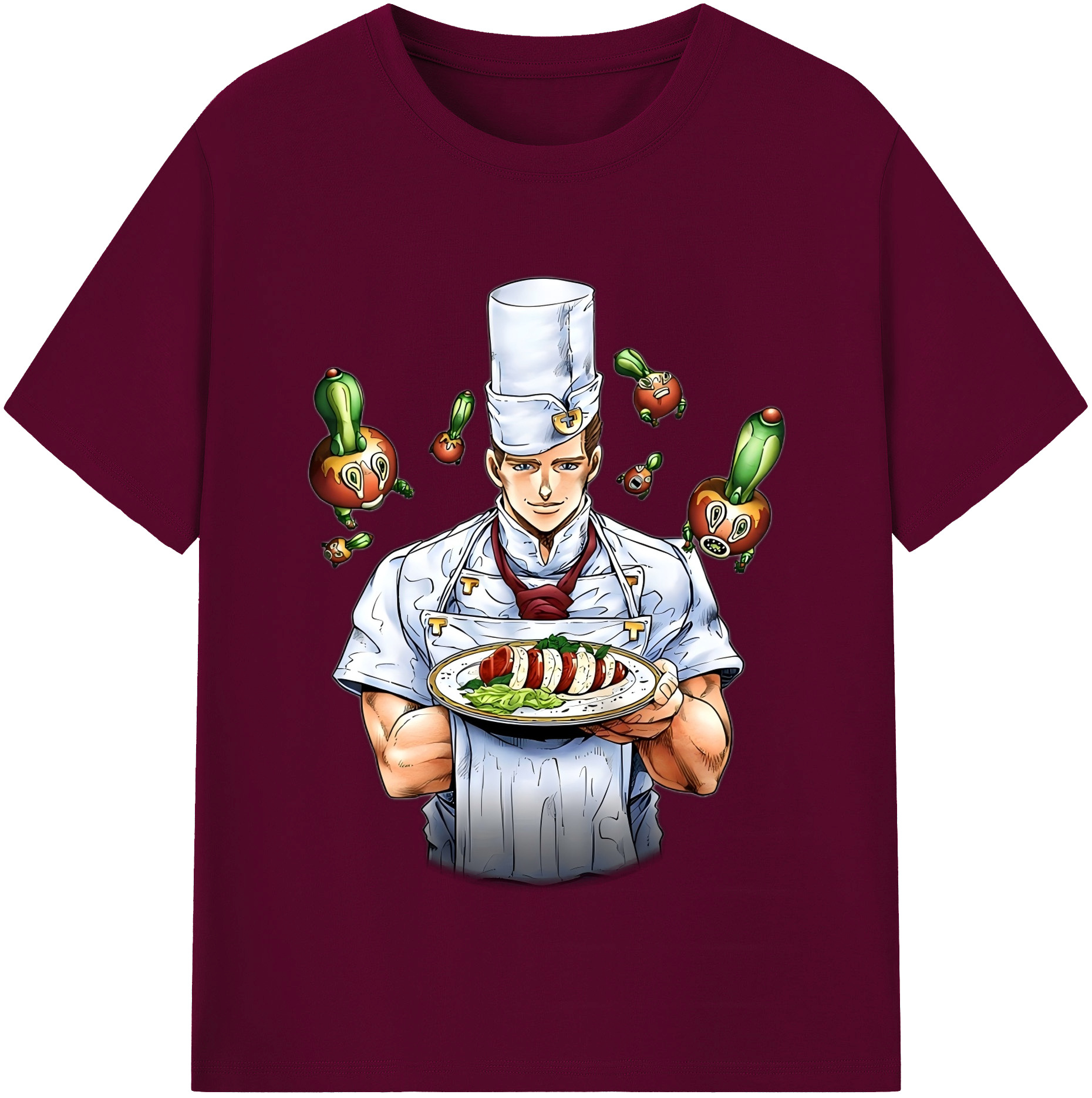 （画像用） ジョジョの奇妙な冒険 Tonio Trussardi JoJo's Bizarre Adventure トニオ?トラッサルディ レディースカジュアルプリントTシャツ（綿100％）
